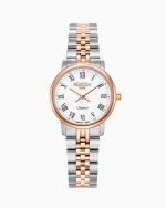 Classico Ladies 30mm Quartz Two-Hand White Dial RoseGold-Silver Tone B