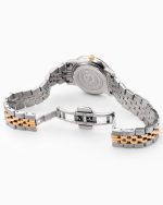 Classico Ladies 30mm Quartz Two-Hand White Dial RoseGold-Silver Tone B