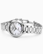 Allegra 32mm Quartz Three-Hand White MOP Dial Stainless Steel Bracelet