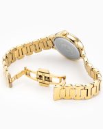 Allegra 32mm Quartz Three-Hand Gold Bracelet Sapphire glass Stainless