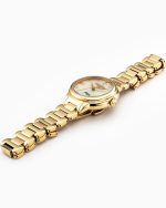 Allegra 32mm Quartz Three-Hand Gold Bracelet Sapphire glass Stainless