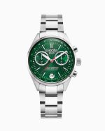 Gran Sportivo 41.5mm Quartz Chronograph Date Green Sunray Dial Silver