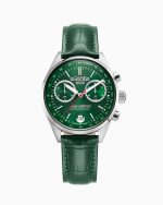 Gran Sportivo 41.5mm Quartz Chronograph Date Green Sunray Dial Silver