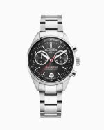 Gran Sportivo 41.5mm Quartz Chronograph Date Black Sunray Dial Silver