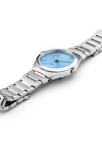 EOS Classic 34mm Quartz Three-Hand Lightblue Dial Silver Bracelet Sapp