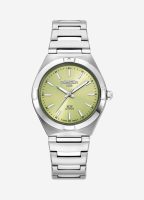 EOS Classic 34mm Quartz Three-Hand Lightgreen Dial Silver Bracelet Sap