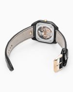 Mechano 42mm Self-Winding Three-Hand Black + Gold Bracelet and Leather