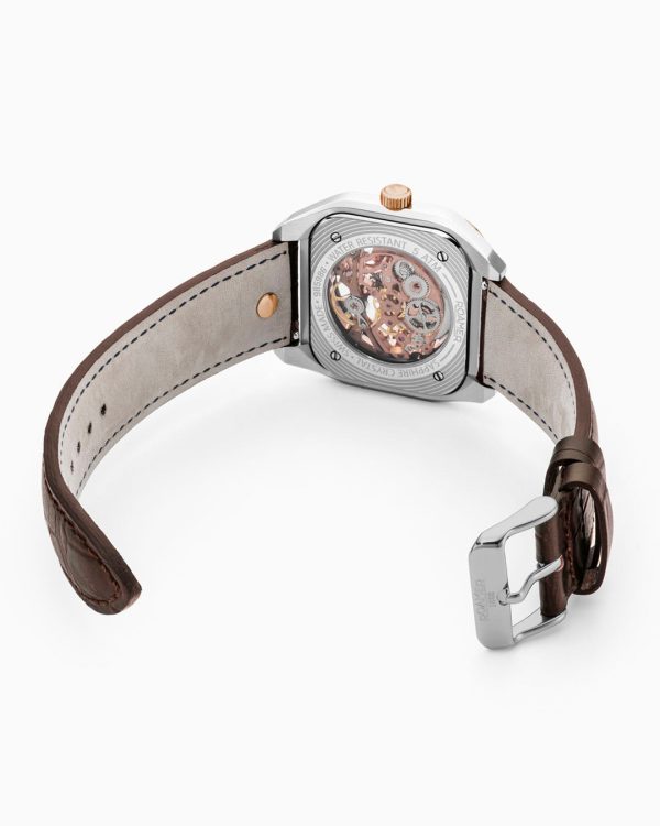 Mechano 42mm Self-Winding Three-Hand Green Dial Two-Tone Bracelet Leat