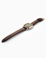 Mechano 42mm Self-Winding Three-Hand Green Dial Two-Tone Bracelet Leat