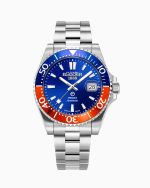 Premier 42 mm Automatic Three-Hand Date Blue Sunray Dial Silver Bracel