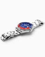 Premier 42 mm Automatic Three-Hand Date Blue Sunray Dial Silver Bracel