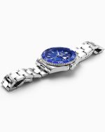 Premier 42 mm Automatic Three-Hand Date Blue Sunray Dial Silver Bracel