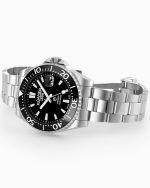 Premier 42 mm Automatic Three-Hand Date Black Sunray Dial Silver Brace