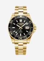 Premier 42 mm Automatic Three-Hand Date Black Dial Gold Bracelet Sapph