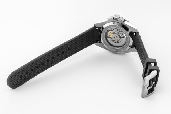 Premier Skeleton 42 mm Automatic Three-Hand Black Dial Silver Bracelet