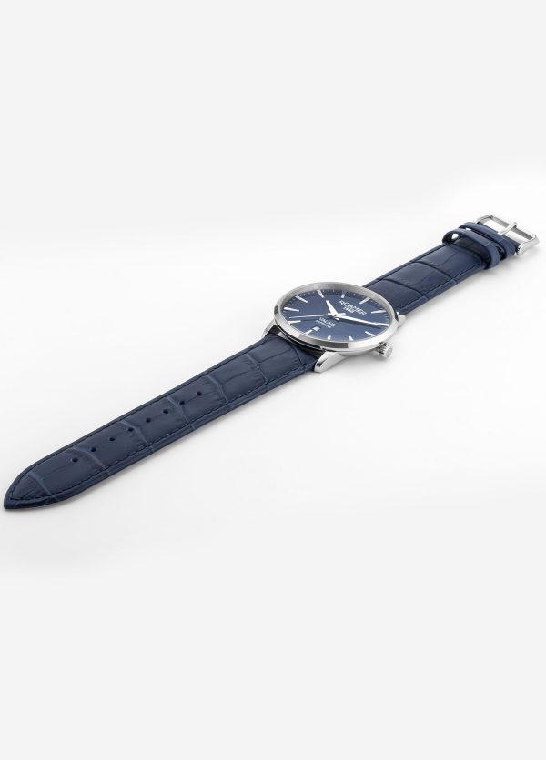 Valais Gents Interchangeable Box Set 42mm Quartz Three-Hand Date Blue