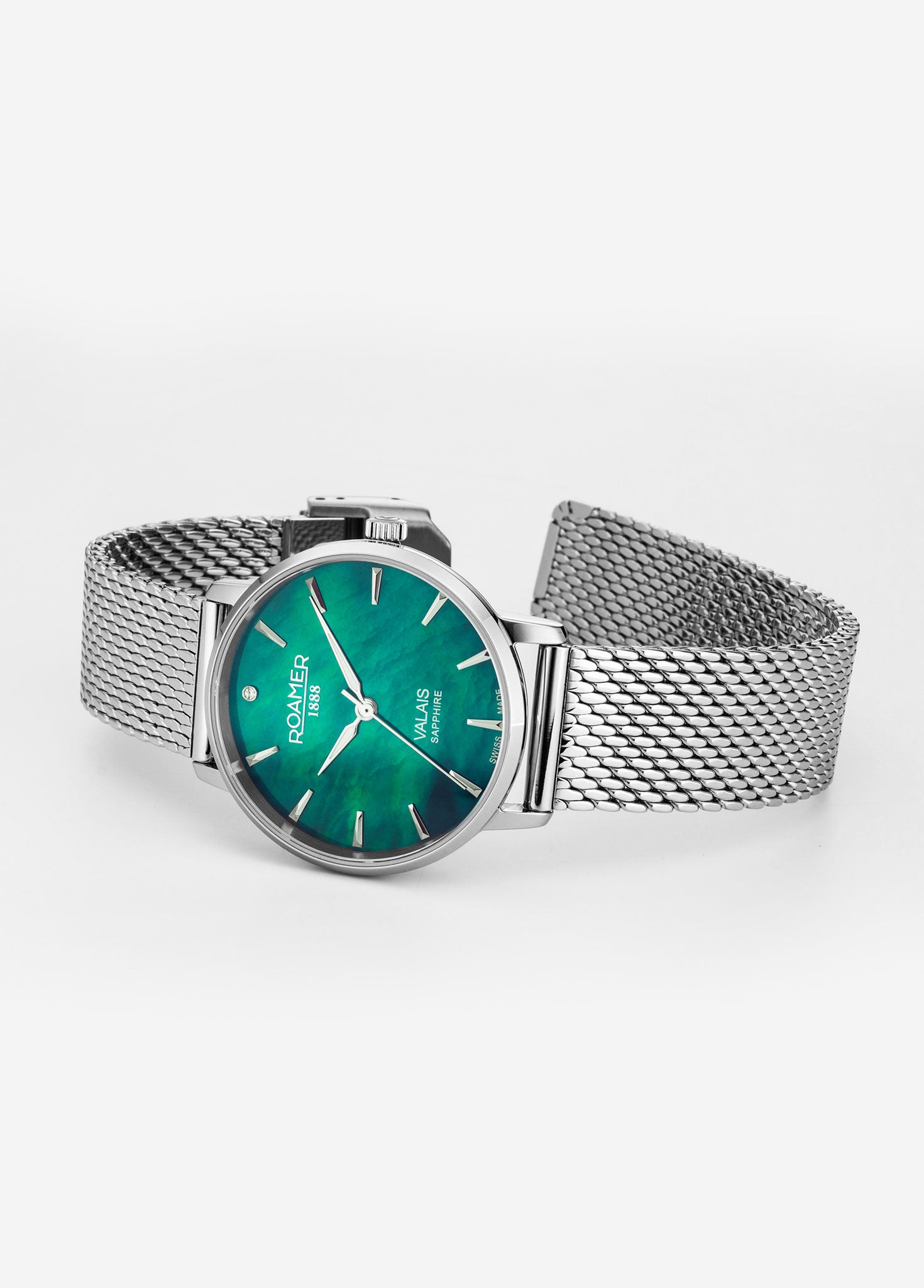 Valais Ladies Interchangeable Box Set 32mm Quartz Three-Hand Date Gree