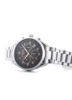Pro Chrono 42mm Quartz Chronograph Date Grey Sunray Dial Silver Bracel