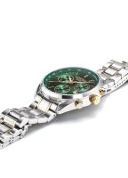 Pro Chrono 42mm Quartz Chronograph Date Green Sunray Dial Two-Tone Bra