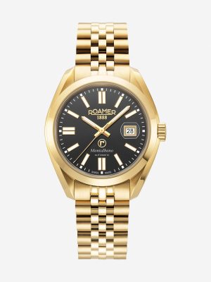 Montalbano Gents 41.5mm Automatic Three-Hand Date Black Sunray Dial Go