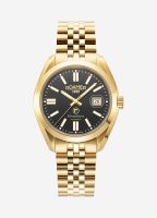 Montalbano Gents 41.5mm Automatic Three-Hand Date Black Sunray Dial Go