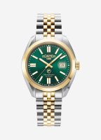 Montalbano Gents 41.5 mm Automatic Three-Hand Date Green Sunray Dial T