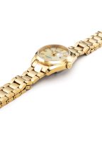 Montalbano Ladies 31mm Automatic Three-Hand Date Champagne Dial Gold B