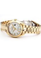 Montalbano Ladies 31mm Automatic Three-Hand Date Champagne Dial Gold B